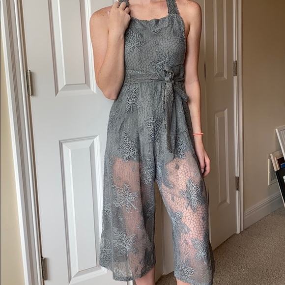 POL Pants - Lace Jumpsuit